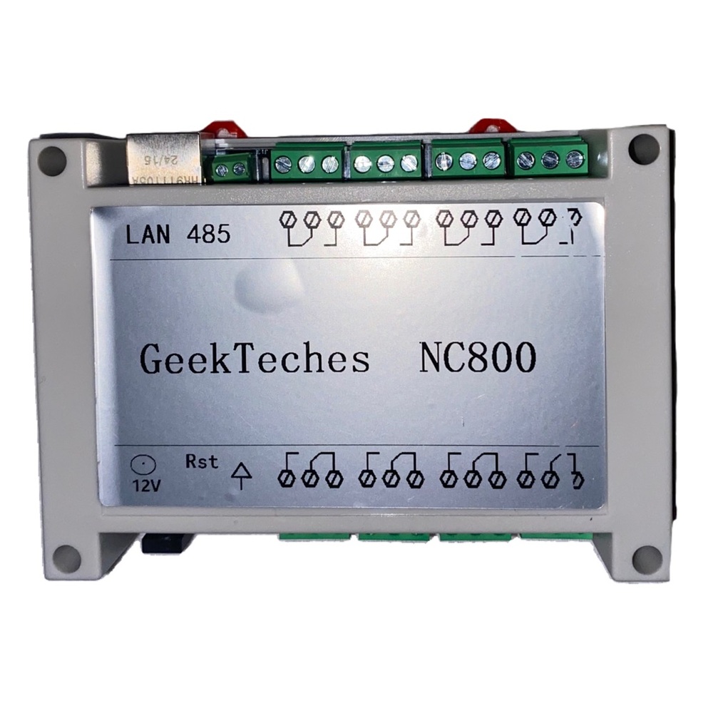 NC800 8-Channel Ethernet RJ45 Relay Switch Remote Control Module Board TCP/IP